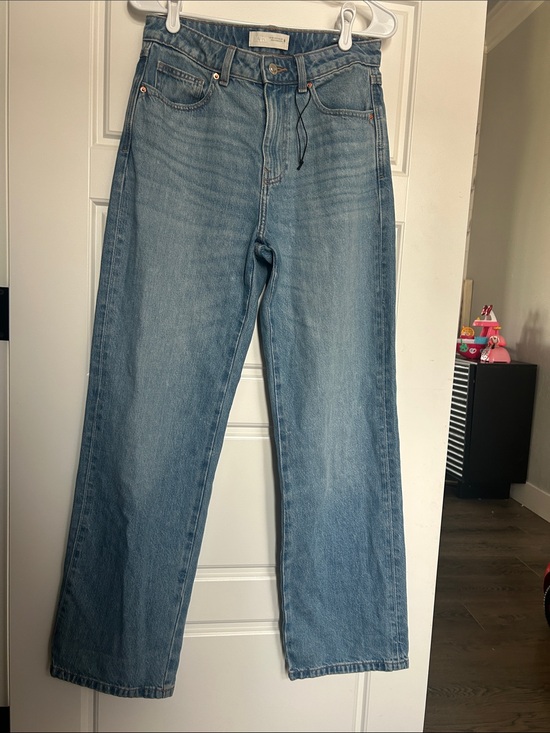 Zara Denim - Zara Light Blue Straight-Leg Jeans